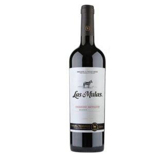 Vino Tinto Orgánico Cabernet Sauvignon Las Mulas Botella 750ml